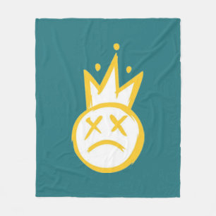 xx Eyes Face Fleece Blanket