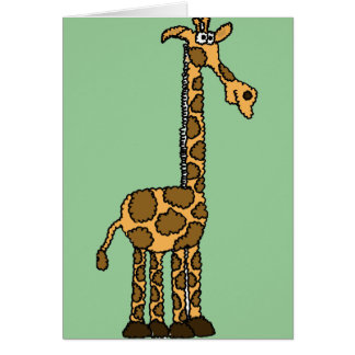 XX- Funny Giraffe Cartoon