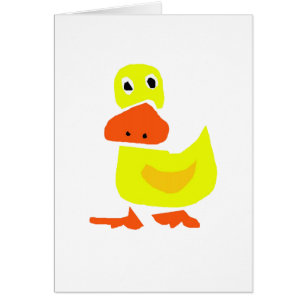 XX- Funny Primitive Art Duck