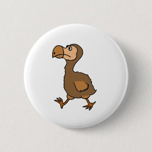 XX- Hilarious Dodo Bird Design 6 Cm Round Badge