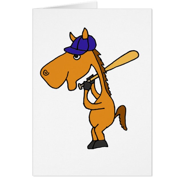 XX- Horse Playing Baseball (Front)