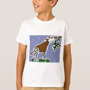 XX- Okapi Art Cartoon T-Shirt