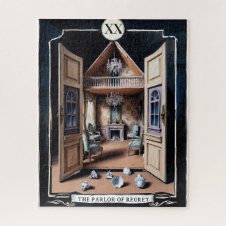 XX The Parlor of Regret – Sit and Weep, Tarot Jigsaw Puzzle