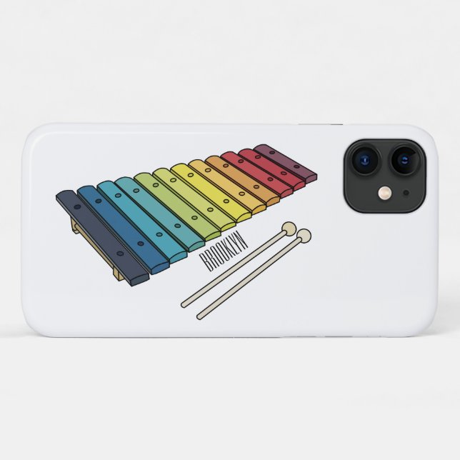 Xylophone cartoon illustration Case-Mate iPhone case (Back (Horizontal))