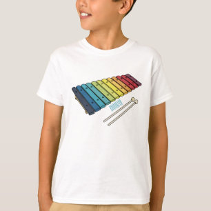 Xylophone cartoon illustration T-Shirt