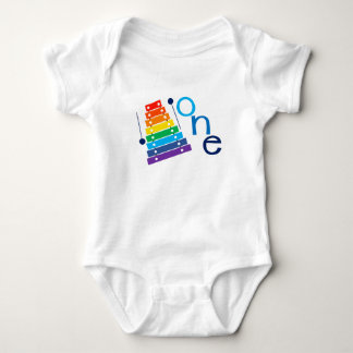 Xylophone first birthday shirt