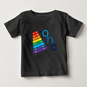 Xylophone first birthday shirt