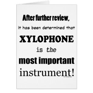 Xylophone Most Important Instrument