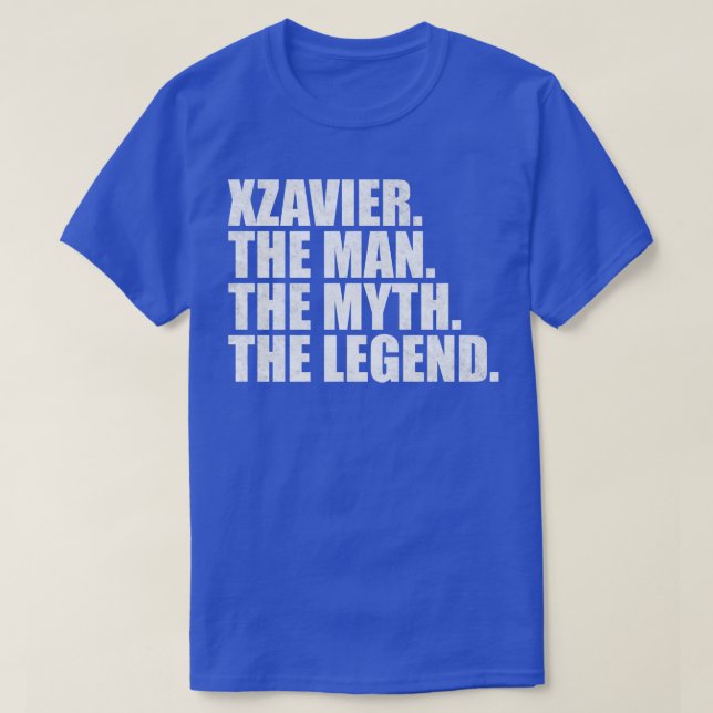 XzavierXzavier Name Xzavier given name T-Shirt (Design Front)