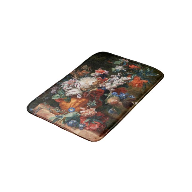 Xzendor7 Bouquet Of Flowers by Jan van Huysum Bath Mat (Angled)