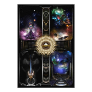 Xzendor7 Quadology Of Fractal Fantasy Art Photo Print
