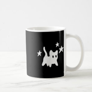 Y2k 90s Scary Tomcat Cat Is Scared Under Starry Coffee Mug