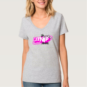 Y2K Aesthetic Catnip Oblivion Retro Pink T-Shirt