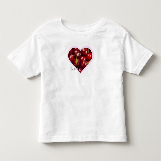 Y2K『baby』チェリーデザイン♡ Toddler T-Shirt (Front)