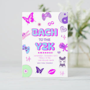 Y2K bachelorette party Invitation