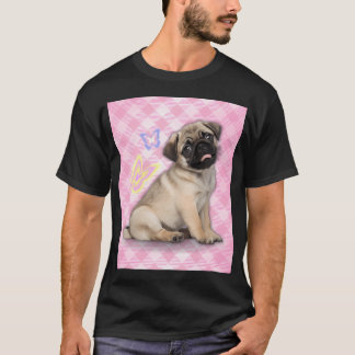 Y2K Cute Pug Puppy - Early 2000s Style T-Shirt