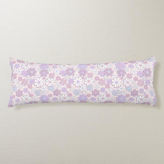 Y2K Flower Pattern Body Cushion (Front)