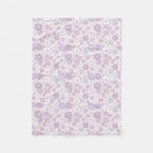 Y2K Flower Pattern Fleece Blanket