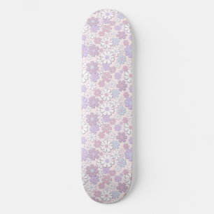 Y2K Flower Pattern Skateboard