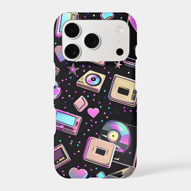 Y2K Glitch Desktop iPhone Case | Retro Cyber (Back)