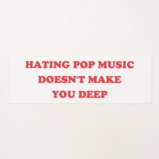 Y2K - Hating Pop Music Doesn't Make You Deep II Yoga Mat