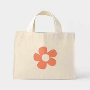 Y2k Preppy Hot Pink Flower Mini Tote Bag