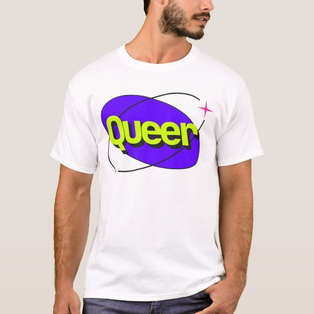 Y2K Queer Pride T-Shirt (Front)
