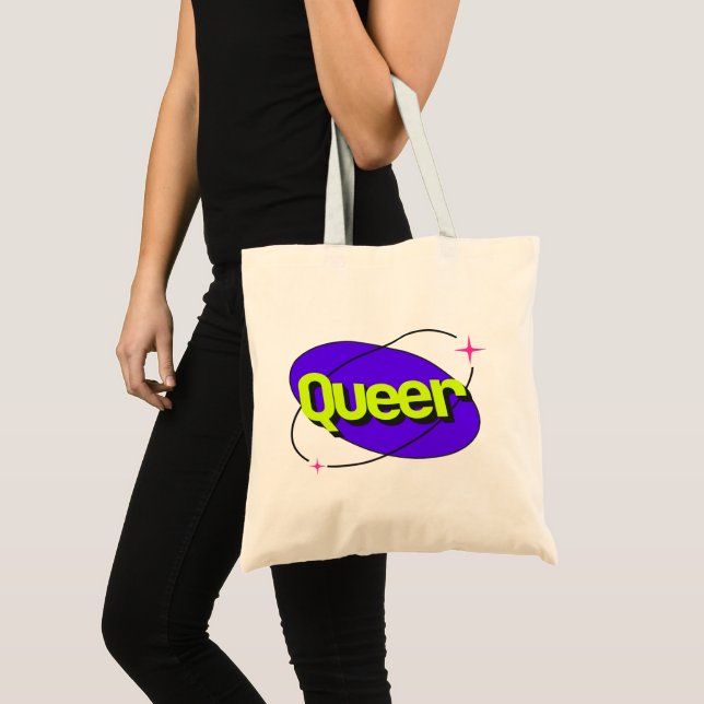 Y2K Queer Pride Tote Bag (Front (Product))