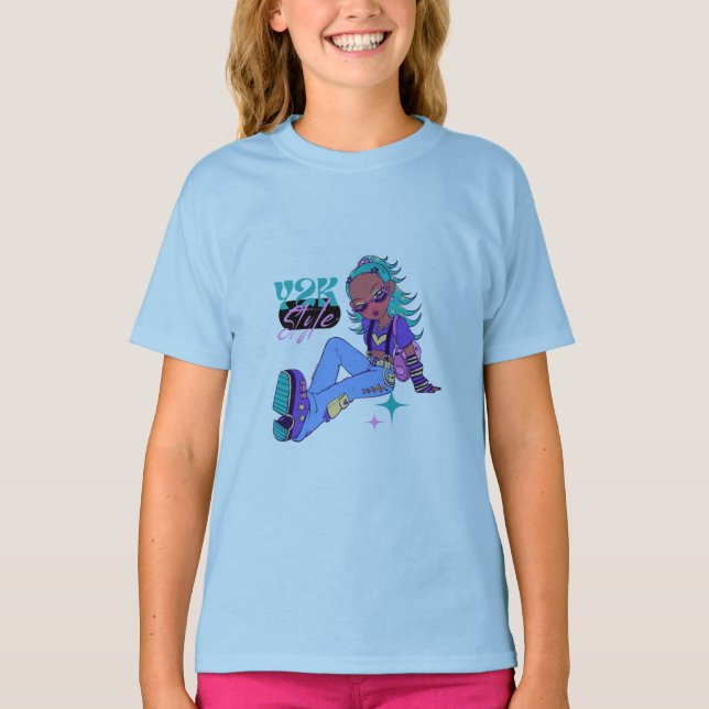 Y2K Style kid,s Graphic T-Shirt (Front)