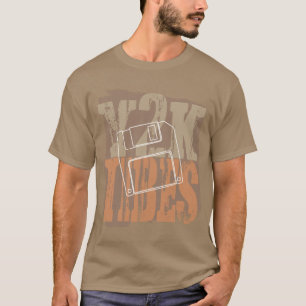 Y2K Vibes Floppy Disk Retro Grunge T-Shirt