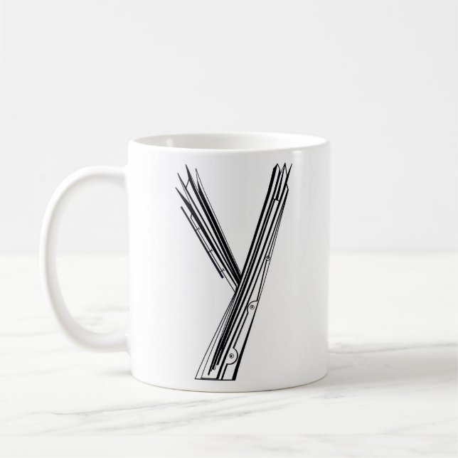 "Y" Coffee Mug (Left)