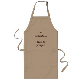 Y después...¡Que le pongan Salsa! Long Apron