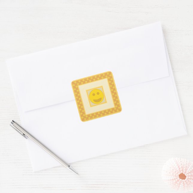 Y&G Smile Tile Sheet of Stickers (Envelope)