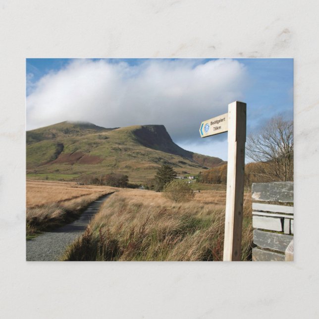 Y Garn North Wales Postcard (Front)