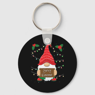 Y Gnome Matching Family Christmas Pyjamas X-mas Ho Key Ring