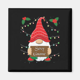 Y Gnome Matching Family Christmas Pyjamas X-mas Ho Magnet