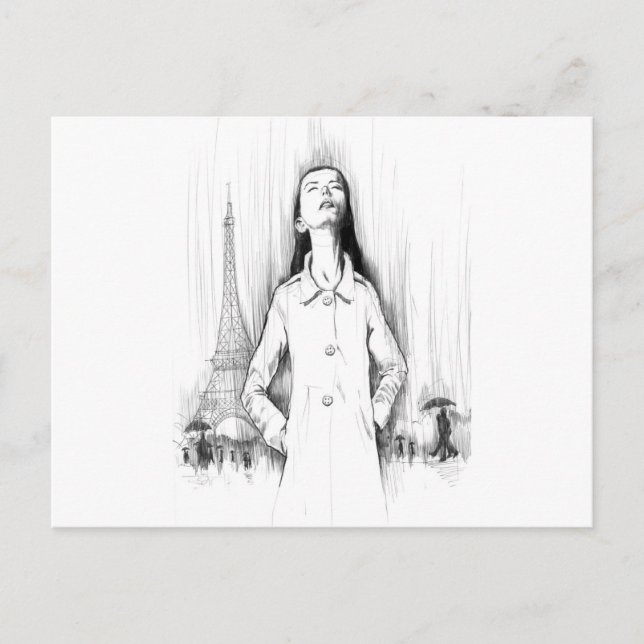 Y in Paris Postcard (Front)