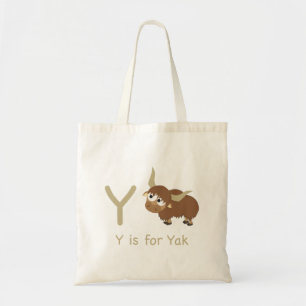 Y is for Yak Tote Bag