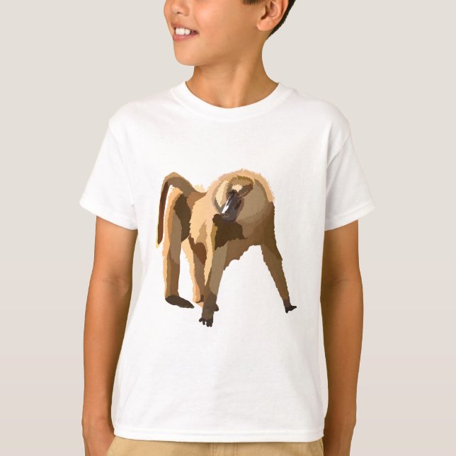 Y is for Yellow Baboon T-Shirt (Front)