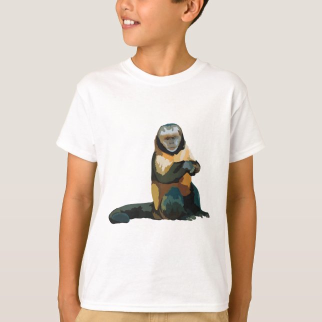 Y is for Yellow Breasted Capuchin T-Shirt (Front)