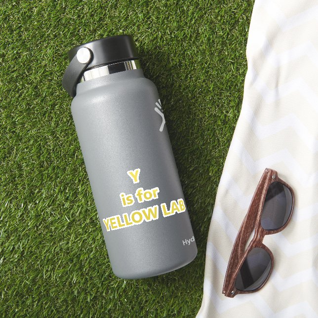 Y is for Yellow Lab (HydroFlask Insitu)