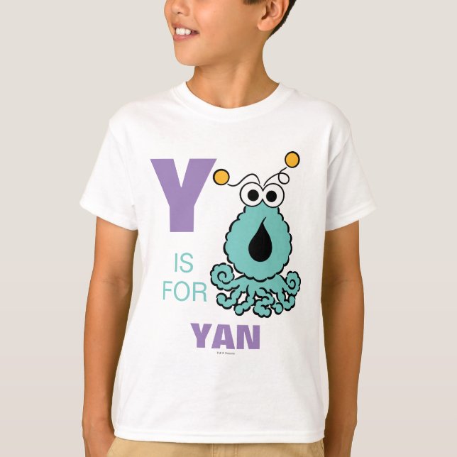 Y is for Yip-Yips | Add Your Name T-Shirt (Front)
