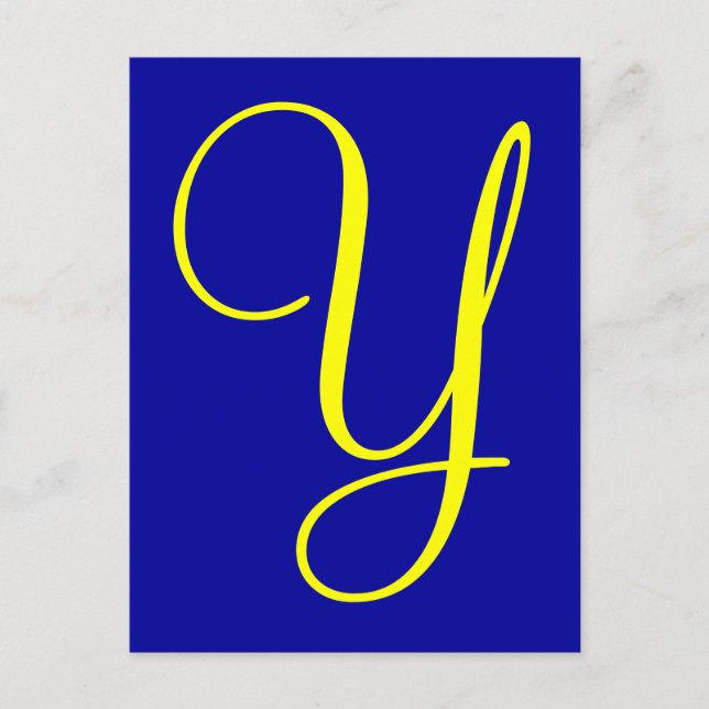 Y POSTCARD (Front)