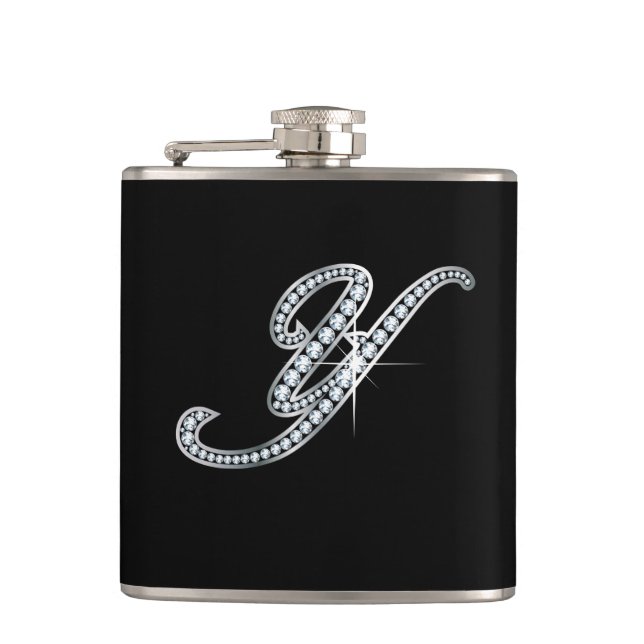 Y Script "Diamond Bling" Flask (Front)