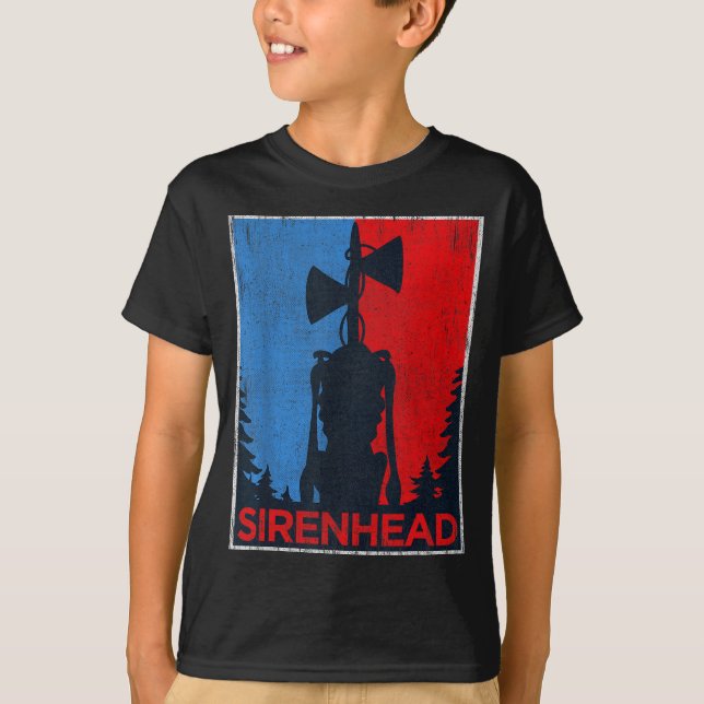 Y Siren Head Meme Gamer Kids Boys Girls Xmas  T-Shirt (Front)