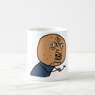 Y U NO? Guy Coffee Mug