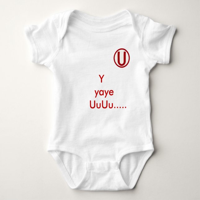 Y YAYE U! BABY BABY BODYSUIT (Front)