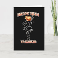 Ya Dancer Birthday Funny Scottish Scotland
