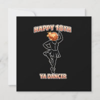 Ya Dancer Birthday Funny Scottish Scotland