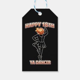 Ya Dancer Birthday Funny Scottish Scotland Gift Tags